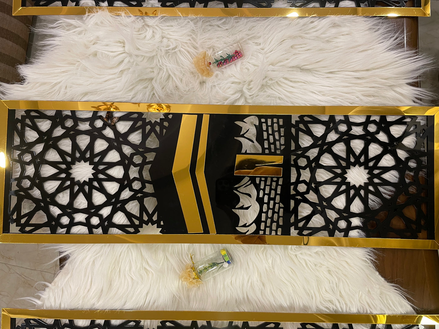 Set of 3 Islamic Wall Sceneries – Allah, Muhammad (SAW), and Kaaba for Home & Office