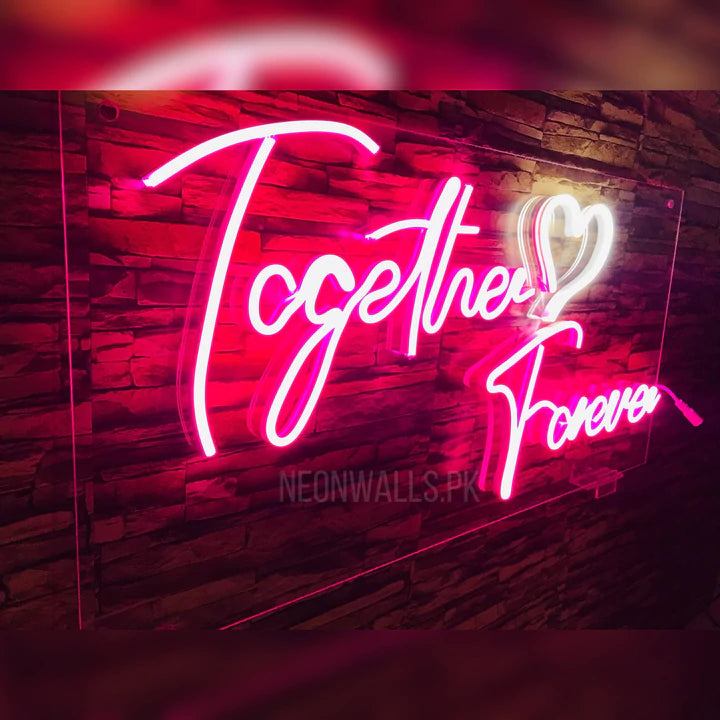Together ❤️ Forever Couple Neon Sign - NLA 128