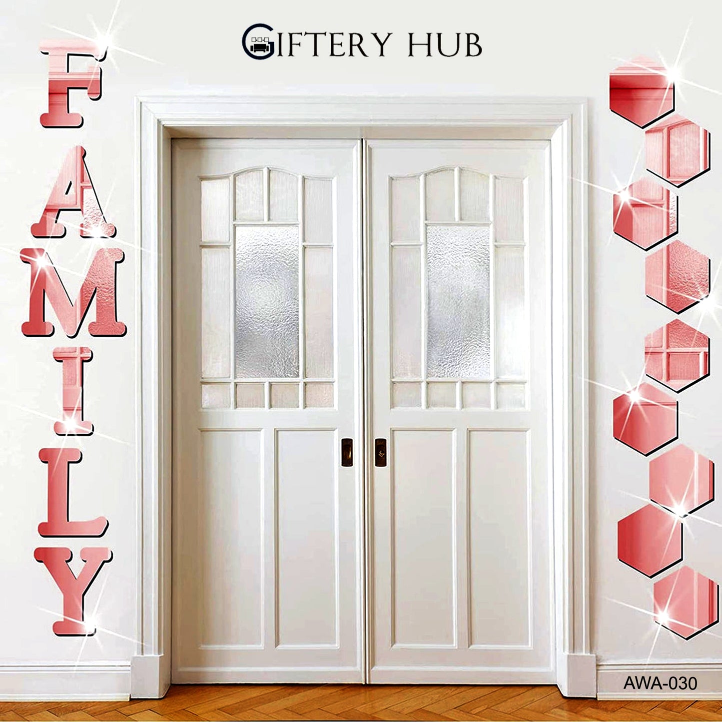 Family Sign Letters Wall Decor for Home decoration - AWA-030