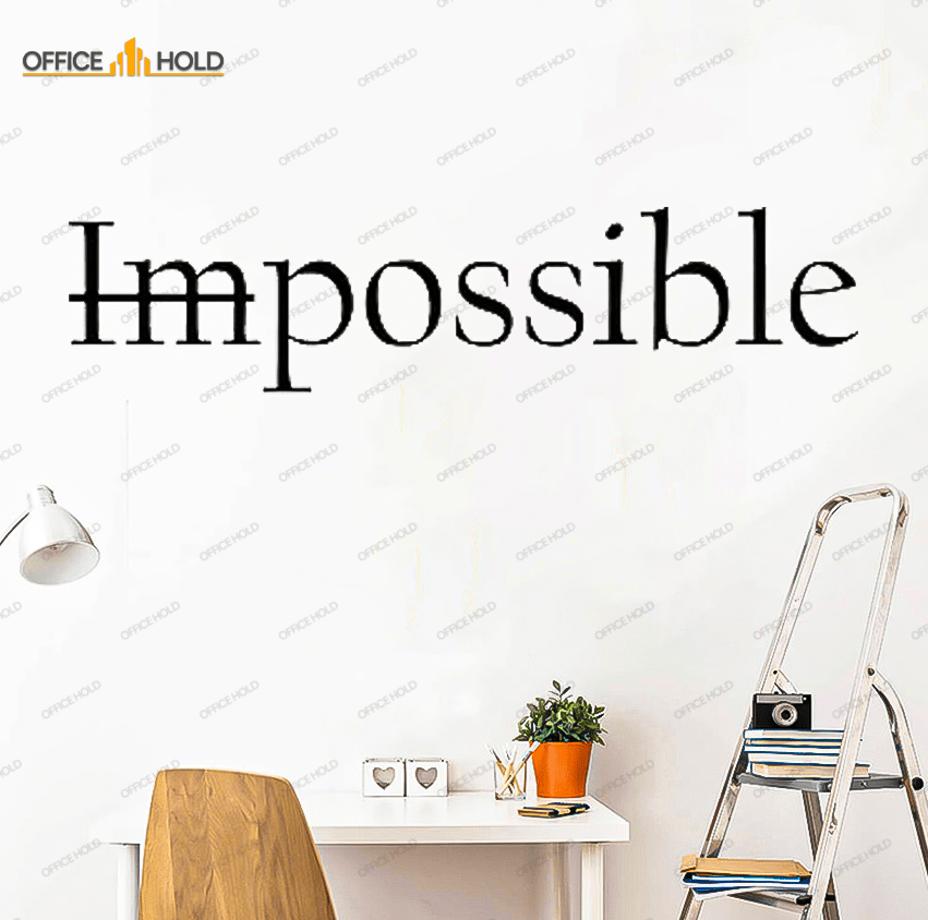 Possible Impossible Inspiring Office wall Decor - OWD-074