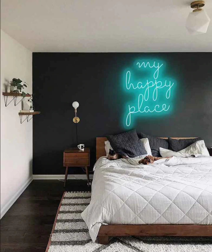 My Happy Place Neon Sign - NLA 123