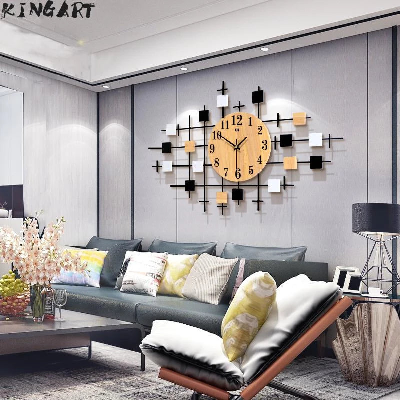 Large Modern Design Wooden Wall Clock - WC - 145