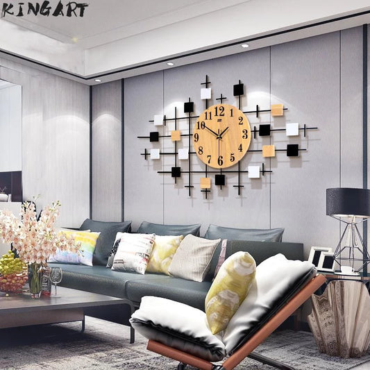 Large Modern Design Wooden Wall Clock - WC - 145