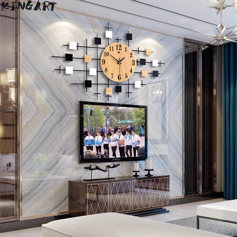 Large Modern Design Wooden Wall Clock - WC - 145