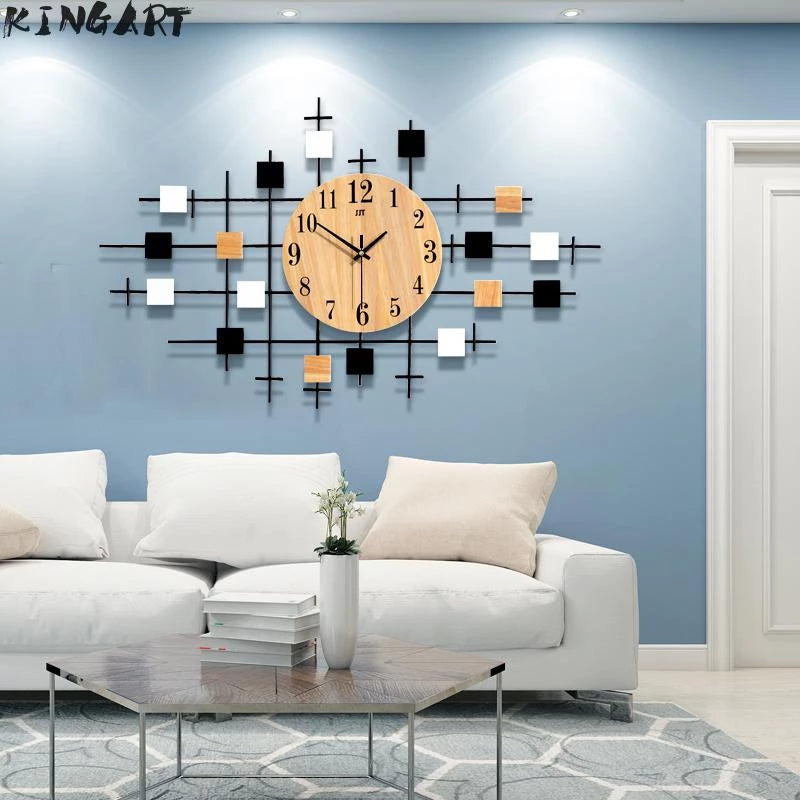 Large Modern Design Wooden Wall Clock - WC - 145