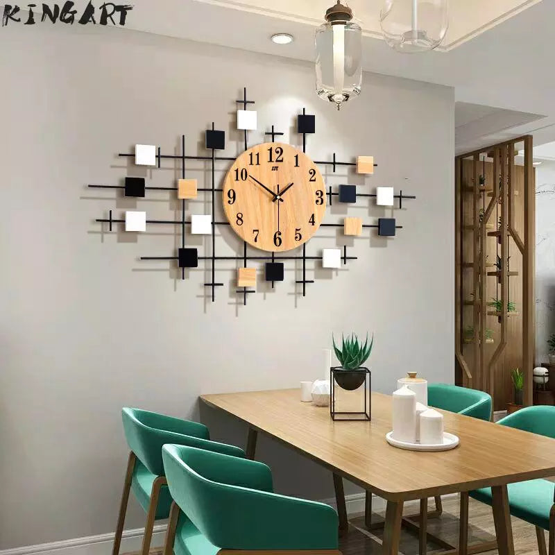 Large Modern Design Wooden Wall Clock - WC - 145