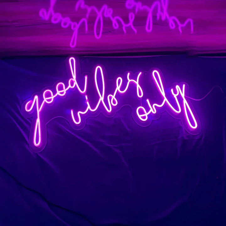Good Vibes Only Neon Sign - NLA 110