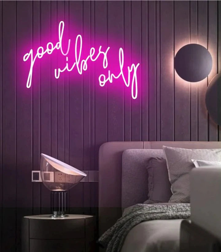 Good Vibes Only Neon Sign - NLA 110