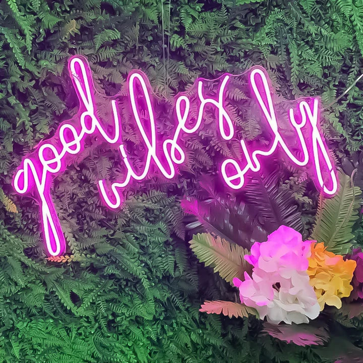 Good Vibes Only Neon Sign - NLA 110