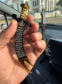 Talwar Shape Ayatal kursi & Safar ki dua Car hanging (08)