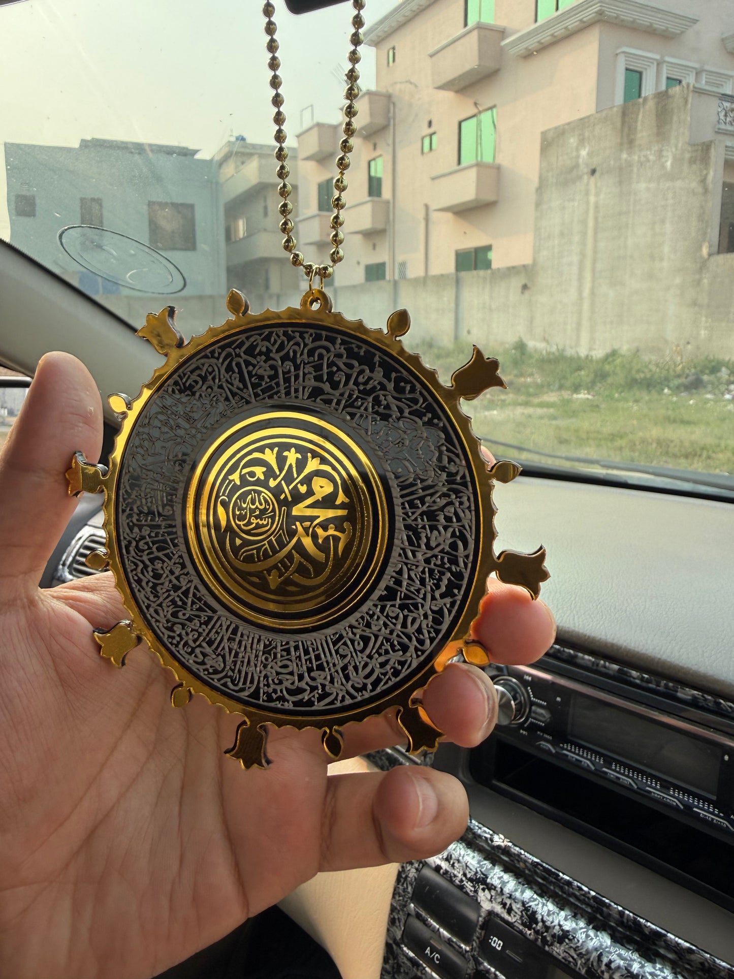 Masjid Nabawi Shape Car Hanging