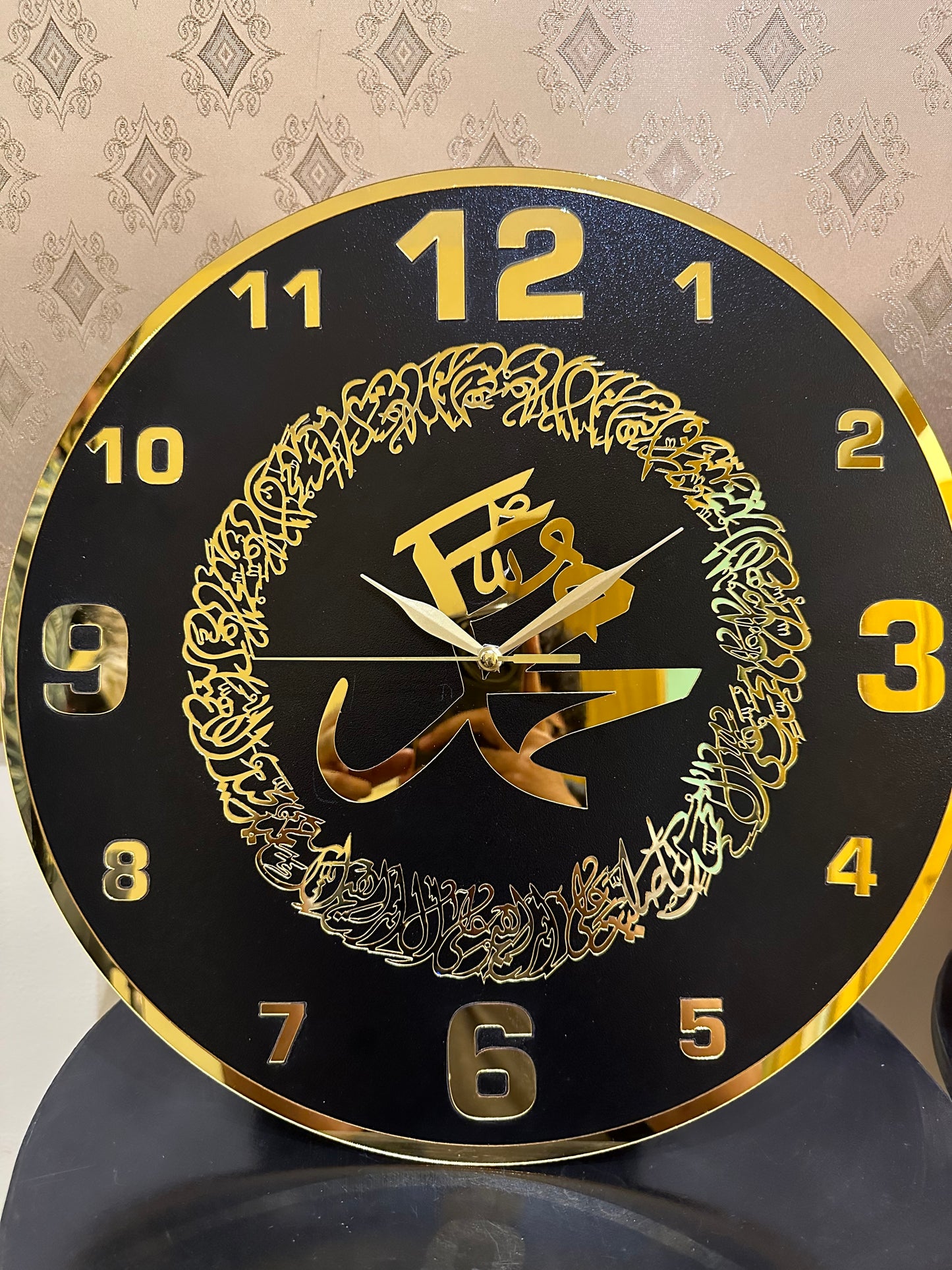 Darood shareef and Ayatal Kursi Wall Clocks - IC - 195