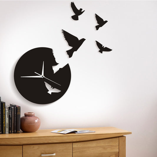 Acrylic Bird Clock for home and office decor - AC-068