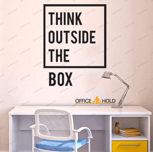 Think Out Side The Box Motivational Office Wall - OWD-075