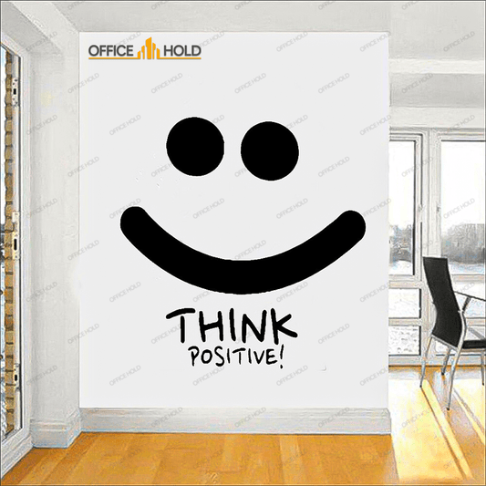 Think Positive Motivational Company Culture Wall Art - OWD-077