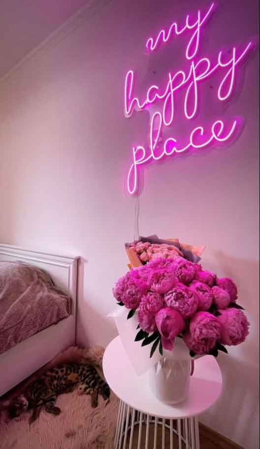 My Happy Place Neon Sign - NLA 123