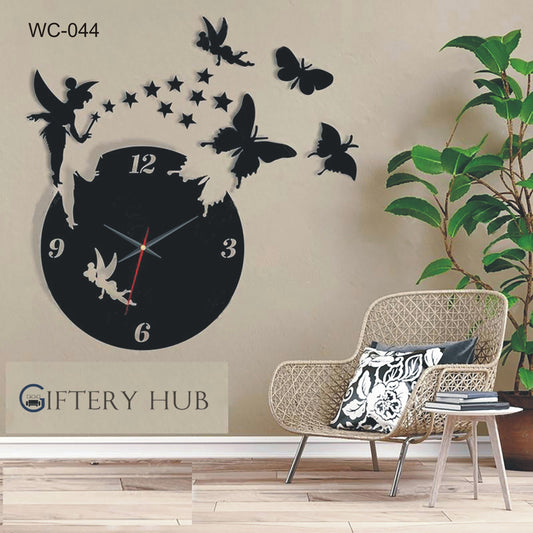 Fairy Wooden Wall Clock for home decoration - WC-044