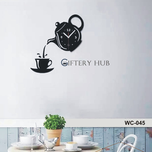 Kettle Wall Clock for Kitchen Decoration - WC-045