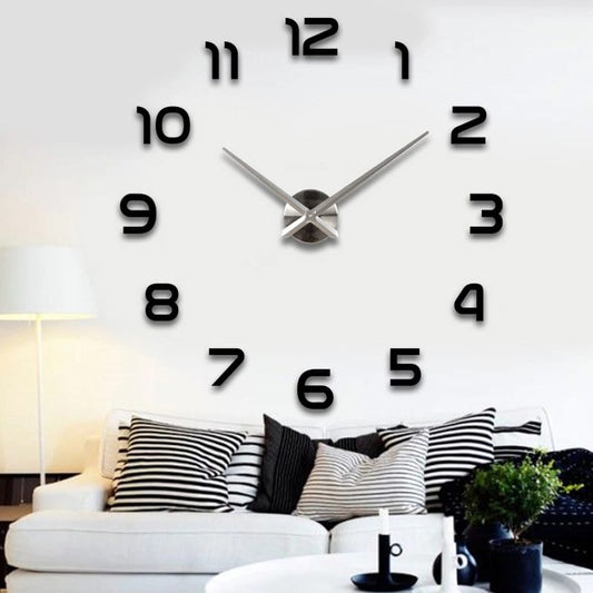 Simple Numbers Wall Clock for home and office decor - EU3D-060