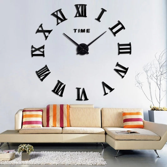 Roman 3D  Wall clock for home and office decor - EU3D-059