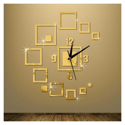 Gold Boxes acrylic clock for home and office decoration - AC-070