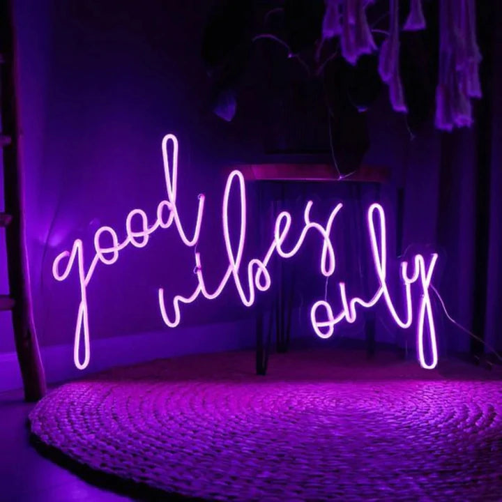 Good Vibes Only Neon Sign - NLA 110